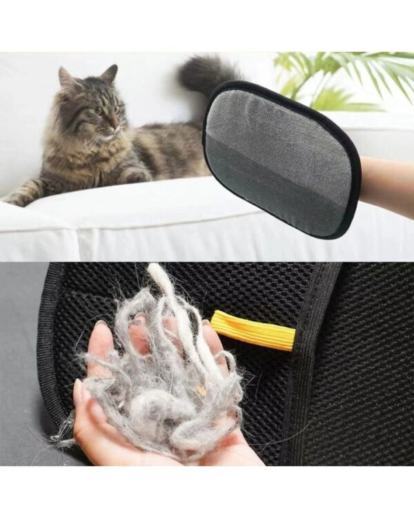 Luva Eletrostática Removedora De Pelos Pet Roupas e Estofados - Imagem 3