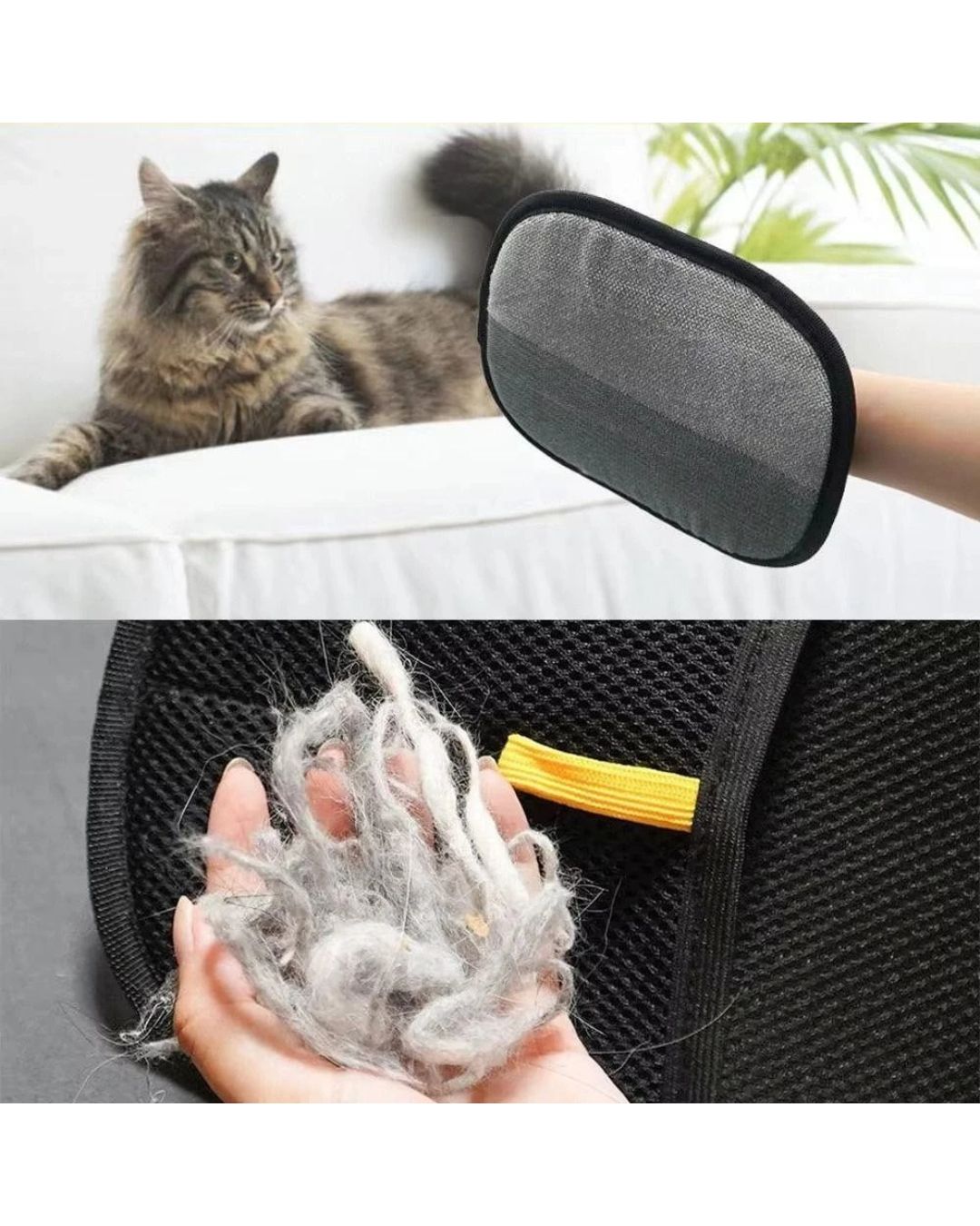 Luva Eletrostática Removedora De Pelos Pet Roupas e Estofados - Imagem 3